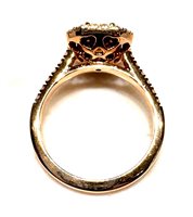 Anello Sommer Gioielli Donna Fancy Color in Oro rosa Diamante 0.82 Ct FANCY YELLOW CT 0.82 + 1.03 F/VS - FANCY YELLOW CT 0.82 + 1.03 F/VS